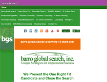 Tablet Screenshot of barroglobal.com